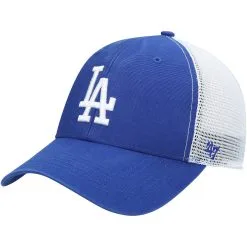 Men's Los Angeles Dodgers '47 Royal/White Flagship Washed MVP Trucker Snapback Hat