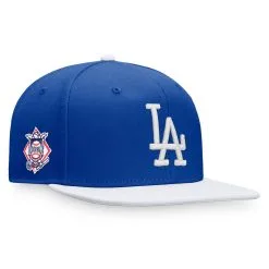 Men's Los Angeles Dodgers Fanatics Branded Royal/White Fundamental Two-Tone Snapback Hat