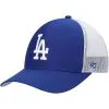 Men's '47 Royal/White Los Angeles Dodgers Primary Logo Trucker Snapback Hat -San Diego Padres Caps Sales white los angeles dodgers primary logo trucker snapback hat pi4267000 altimages ff 4267870 fda234148210bf5f66eaalt1 full