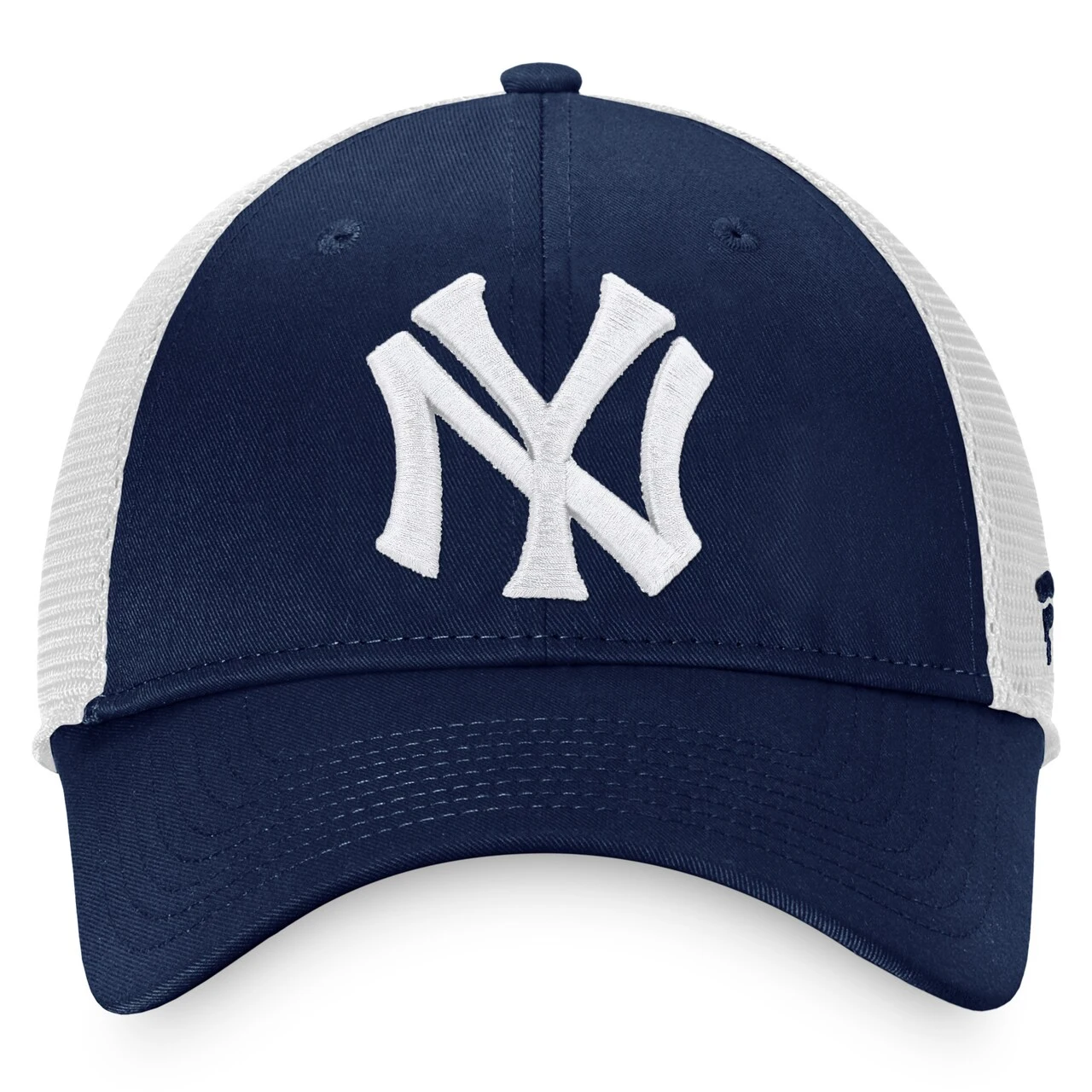 Men's New York Yankees Fanatics Branded Navy/White Cooperstown Collection Core Trucker Snapback Hat 4 Men's New York Yankees Fanatics Branded Navy/White Cooperstown Collection Core Trucker Snapback Hat - Image 2