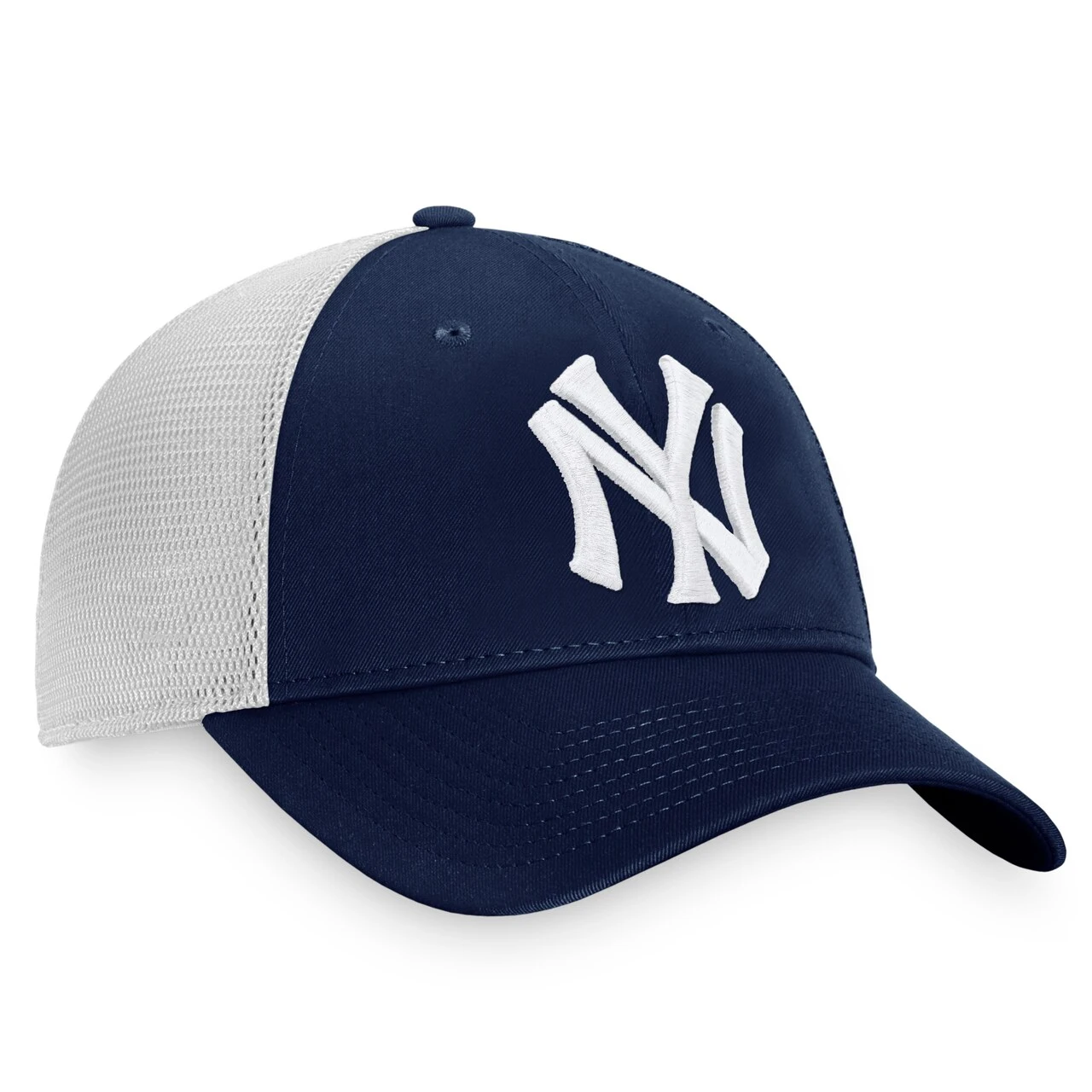 Men's New York Yankees Fanatics Branded Navy/White Cooperstown Collection Core Trucker Snapback Hat 5 Men's New York Yankees Fanatics Branded Navy/White Cooperstown Collection Core Trucker Snapback Hat - Image 3