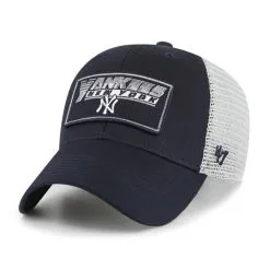 Youth New York Yankees '47 Navy/White Levee MVP Trucker Adjustable Hat