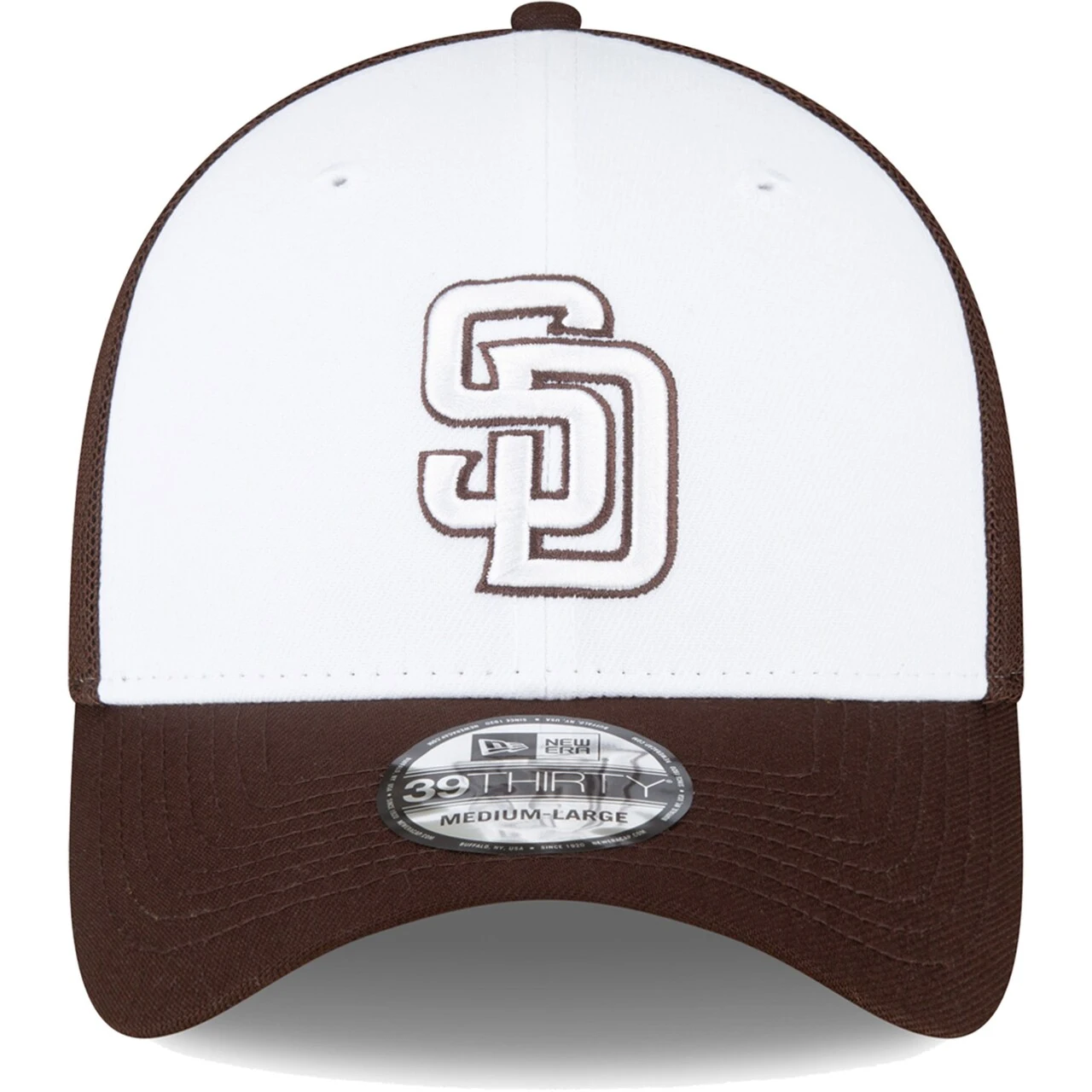 Men's San Diego Padres New Era Brown/White 2023 On-Field Batting Practice 39THIRTY Flex Hat 4 Men's San Diego Padres New Era Brown/White 2023 On-Field Batting Practice 39THIRTY Flex Hat - Image 2