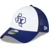 Men's Texas Rangers New Era Royal/White 2023 On-Field Batting Practice 39THIRTY Flex Hat
