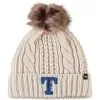 Women's Texas Rangers '47 Cream Meeko Cuffed Knit Hat With Pom -San Diego Padres Caps Sales womens 47 cream texas rangers meeko cuffed knit hat with pom pi4250000 ff 4250843 cfeb200320f0587fe9bd full