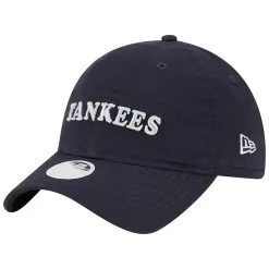Women's New York Yankees New Era Navy Shoutout 9TWENTY Adjustable Hat