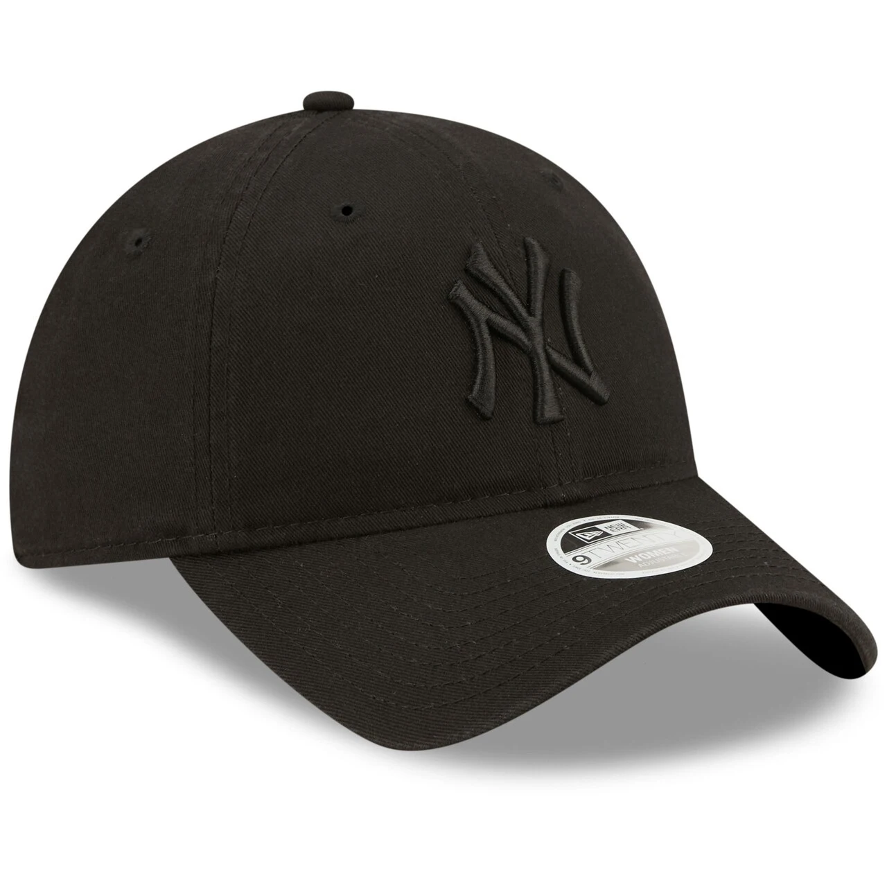 Women's New York Yankees New Era Black On Black Core Classic II 9TWENTY Adjustable Hat 5 Women's New York Yankees New Era Black On Black Core Classic II 9TWENTY Adjustable Hat - Image 3