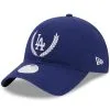 Women's Los Angeles Dodgers New Era Royal Leaves 9TWENTY Adjustable Hat