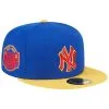 Men's New York Yankees New Era Royal/Yellow Empire 59FIFTY Fitted Hat