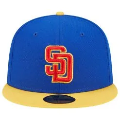 Men's San Diego Padres New Era Royal/Yellow Empire 59FIFTY Fitted Hat -San Diego Padres Caps Sales yellow san diego padres empire 59fifty fitted hat ss5 p 200006652pv 2u a7vfeqfcr2hxacnxs58ev 44ikqarbi3zx1xjo9vpp