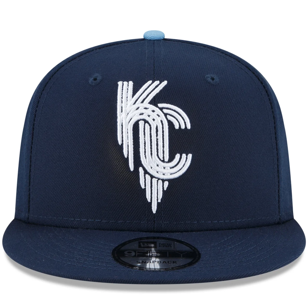 Youth Kansas City Royals New Era Navy 2022 City Connect 9FIFTY Snapback Adjustable Hat 4 Youth Kansas City Royals New Era Navy 2022 City Connect 9FIFTY Snapback Adjustable Hat - Image 2