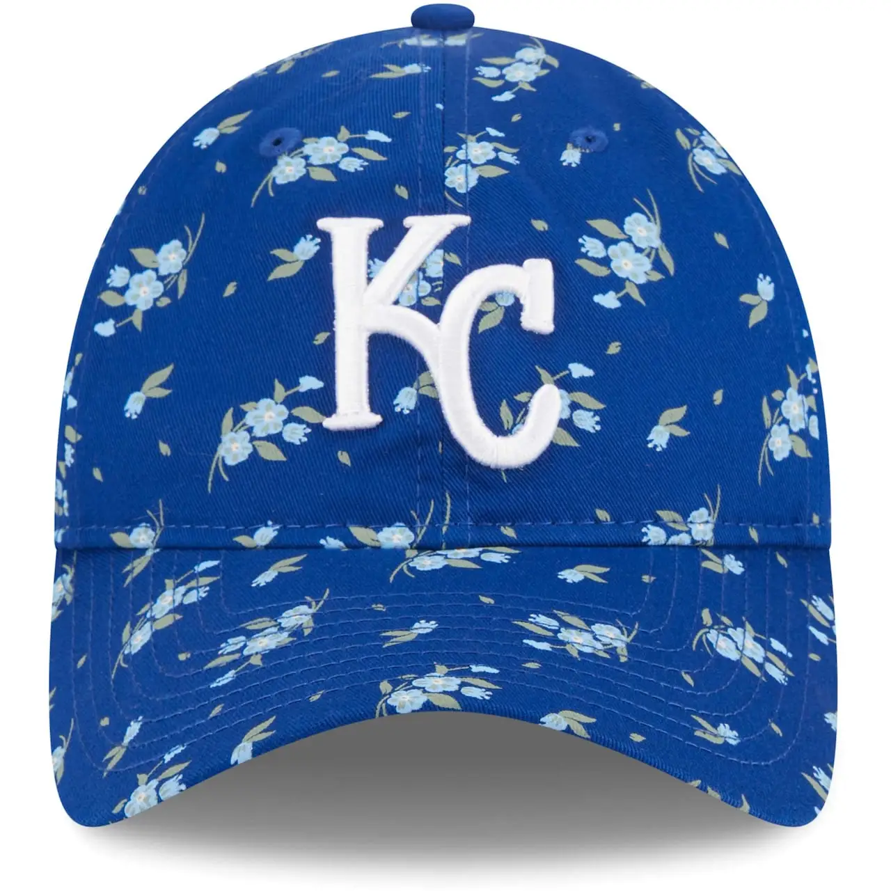 Youth Kansas City Royals New Era Royal Bloom 9TWENTY Adjustable Hat 4 Youth Kansas City Royals New Era Royal Bloom 9TWENTY Adjustable Hat - Image 2