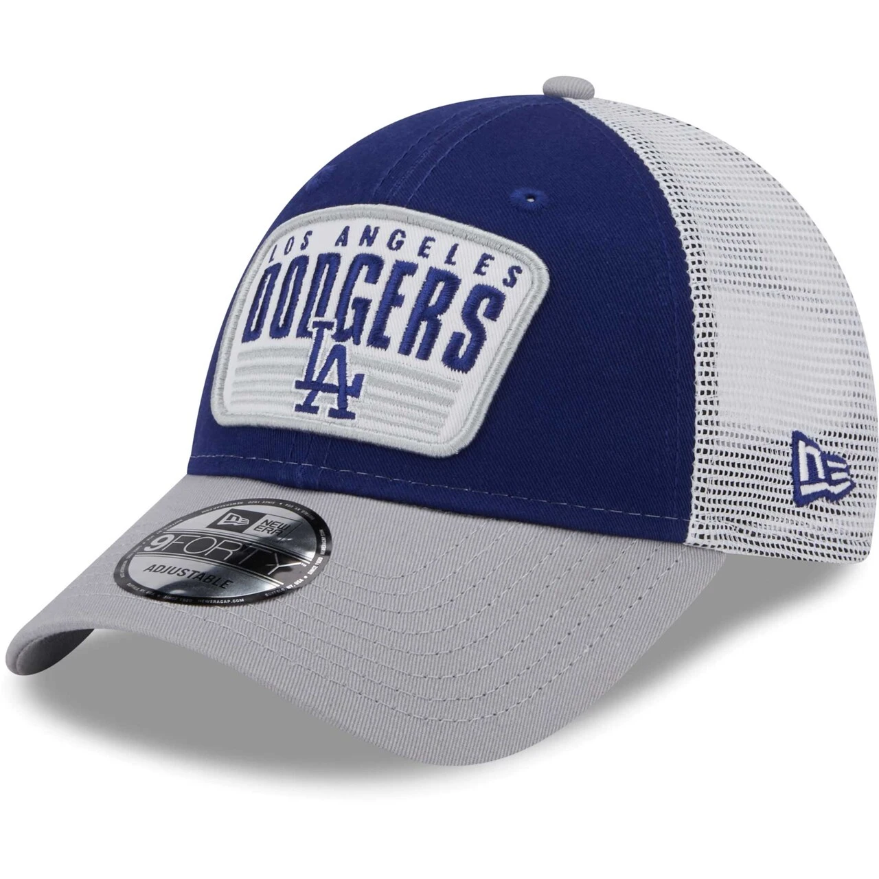 Youth Los Angeles Dodgers New Era Royal Patch Trucker 9FORTY Snapback Hat 3 Youth Los Angeles Dodgers New Era Royal Patch Trucker 9FORTY Snapback Hat