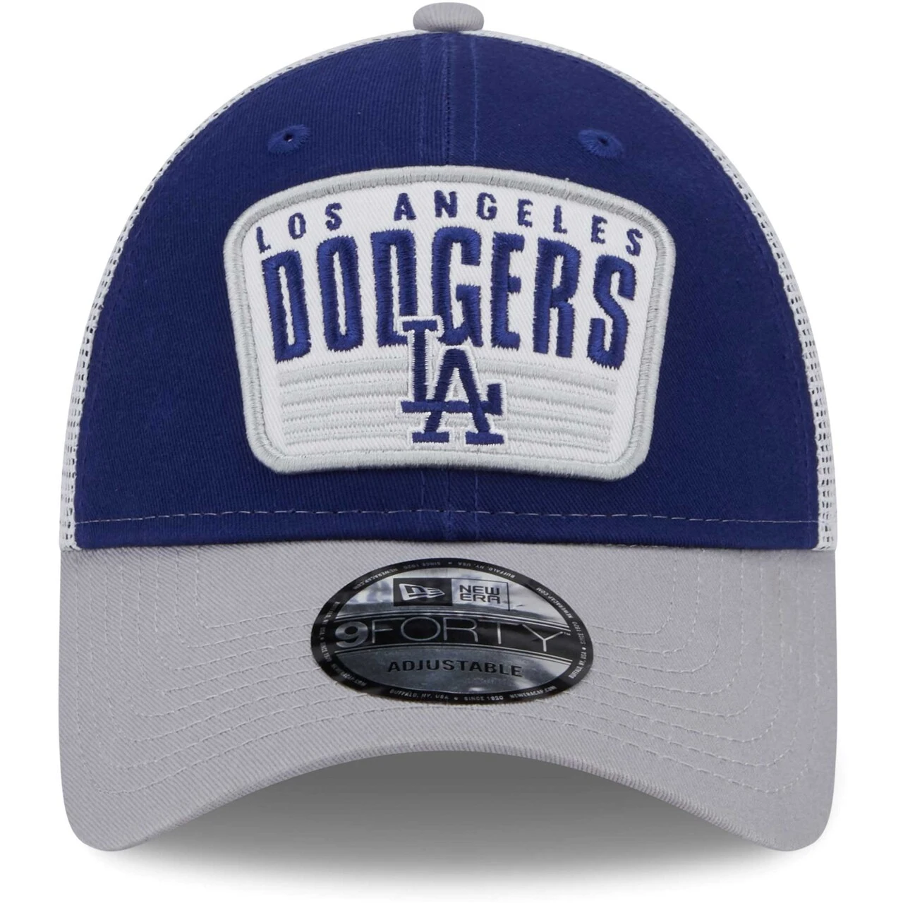 Youth Los Angeles Dodgers New Era Royal Patch Trucker 9FORTY Snapback Hat 4 Youth Los Angeles Dodgers New Era Royal Patch Trucker 9FORTY Snapback Hat - Image 2