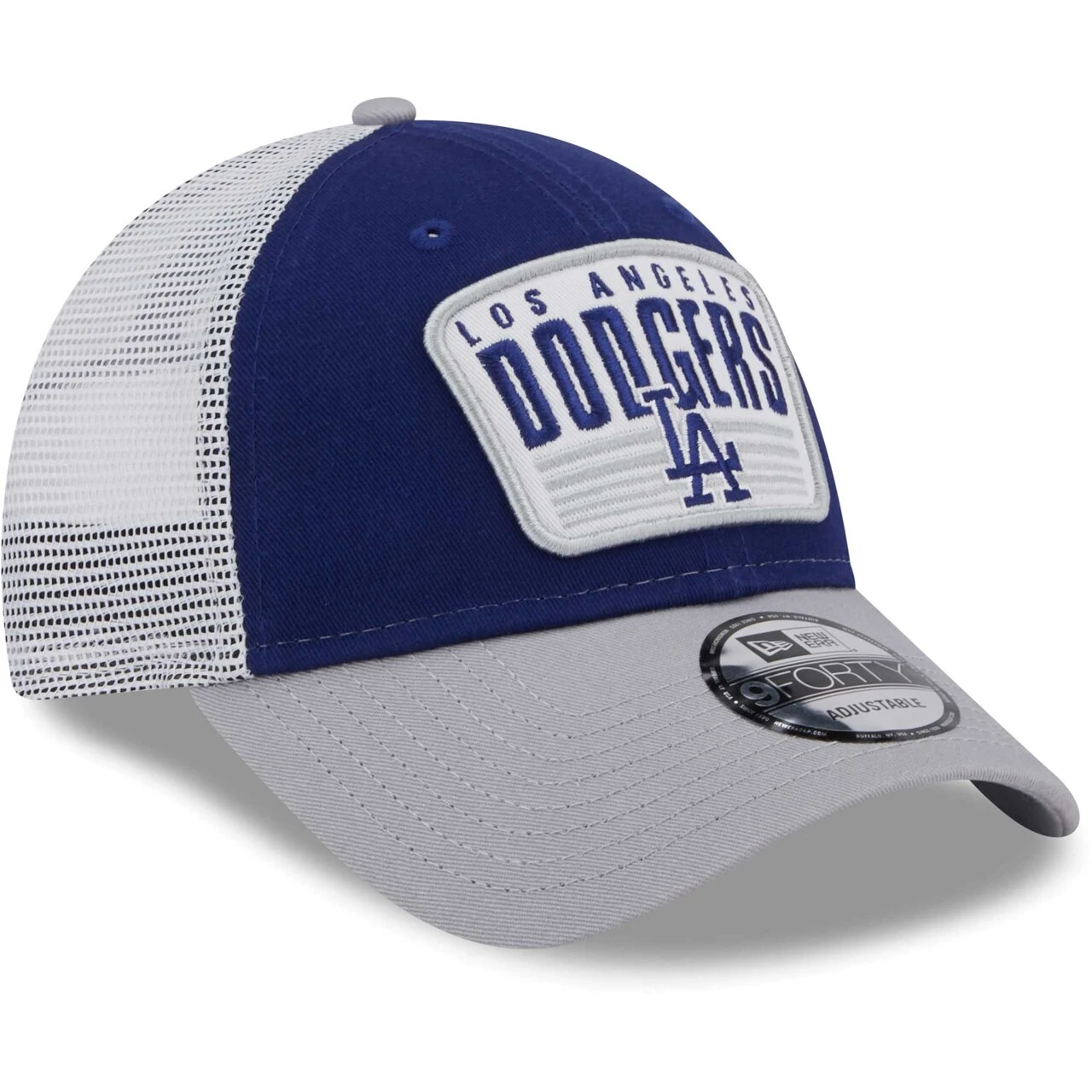 Youth Los Angeles Dodgers New Era Royal Patch Trucker 9FORTY Snapback Hat 5 Youth Los Angeles Dodgers New Era Royal Patch Trucker 9FORTY Snapback Hat - Image 3